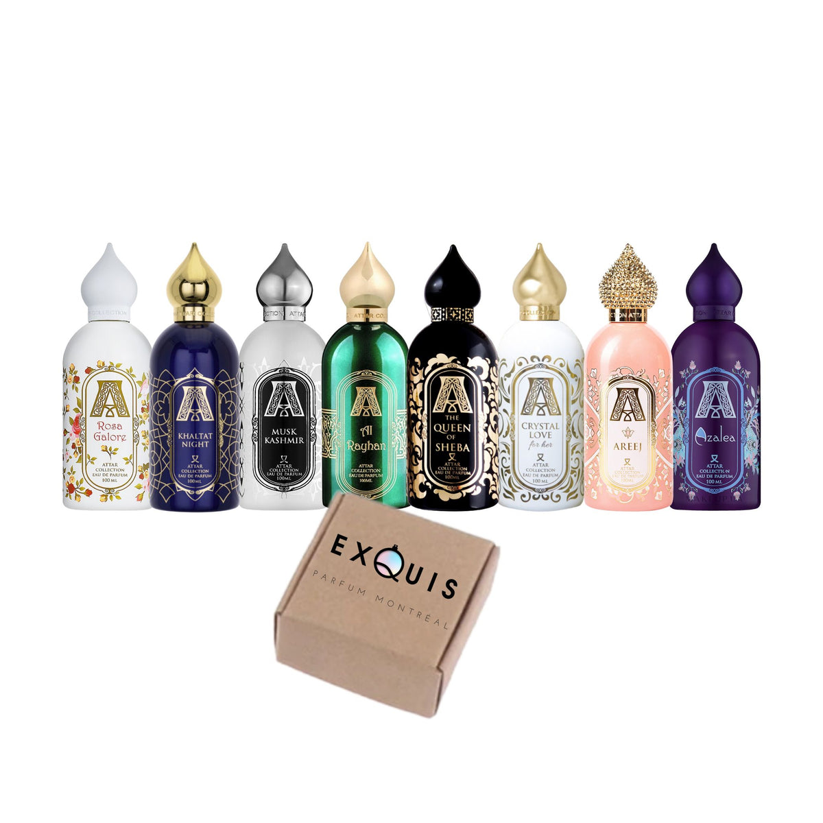Atta R Attar Collection Discovery Sample set 8*1,5ml - Parfum Exquis ...