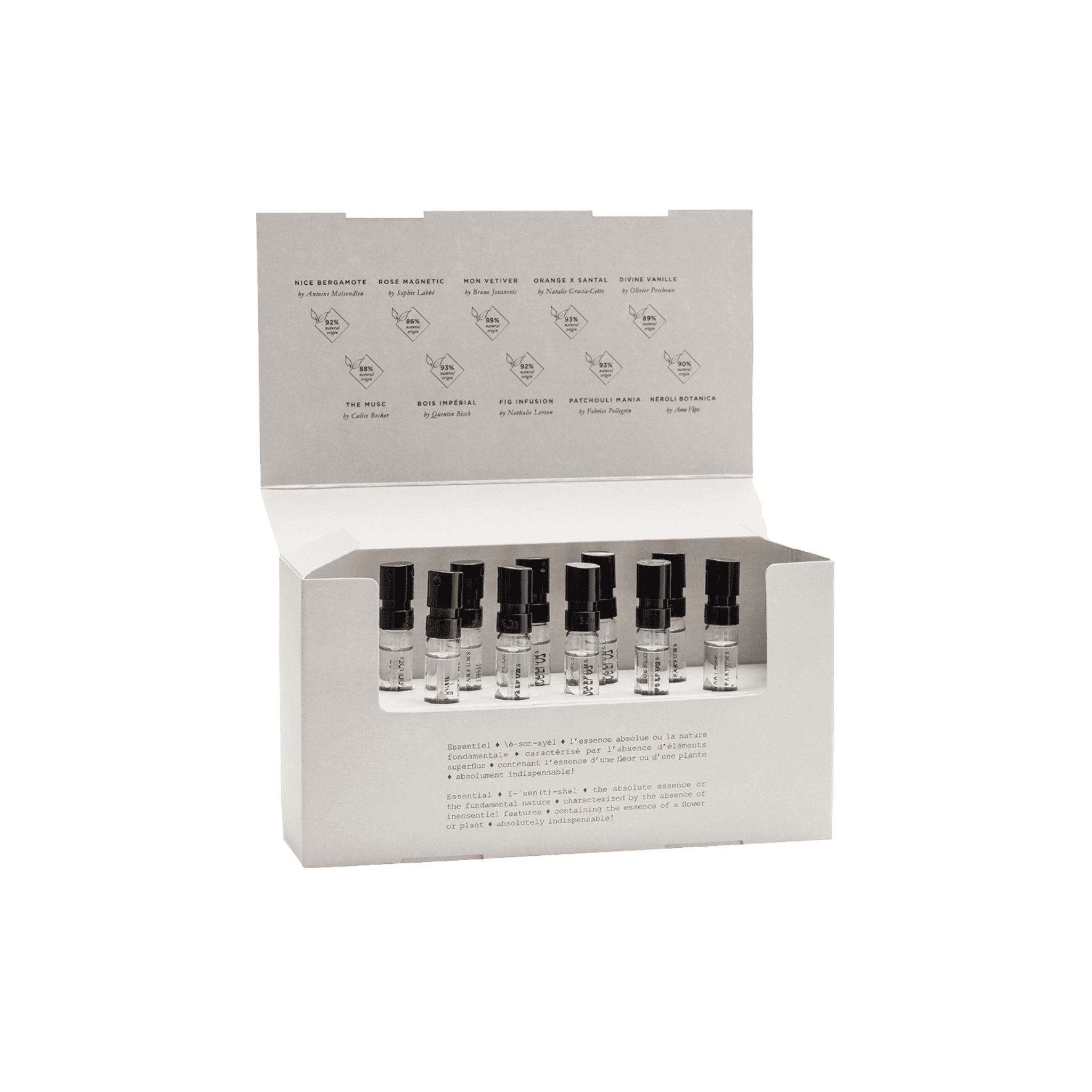 Discovery Sample set 11*2ml | Essential Parfums | parfumexquis