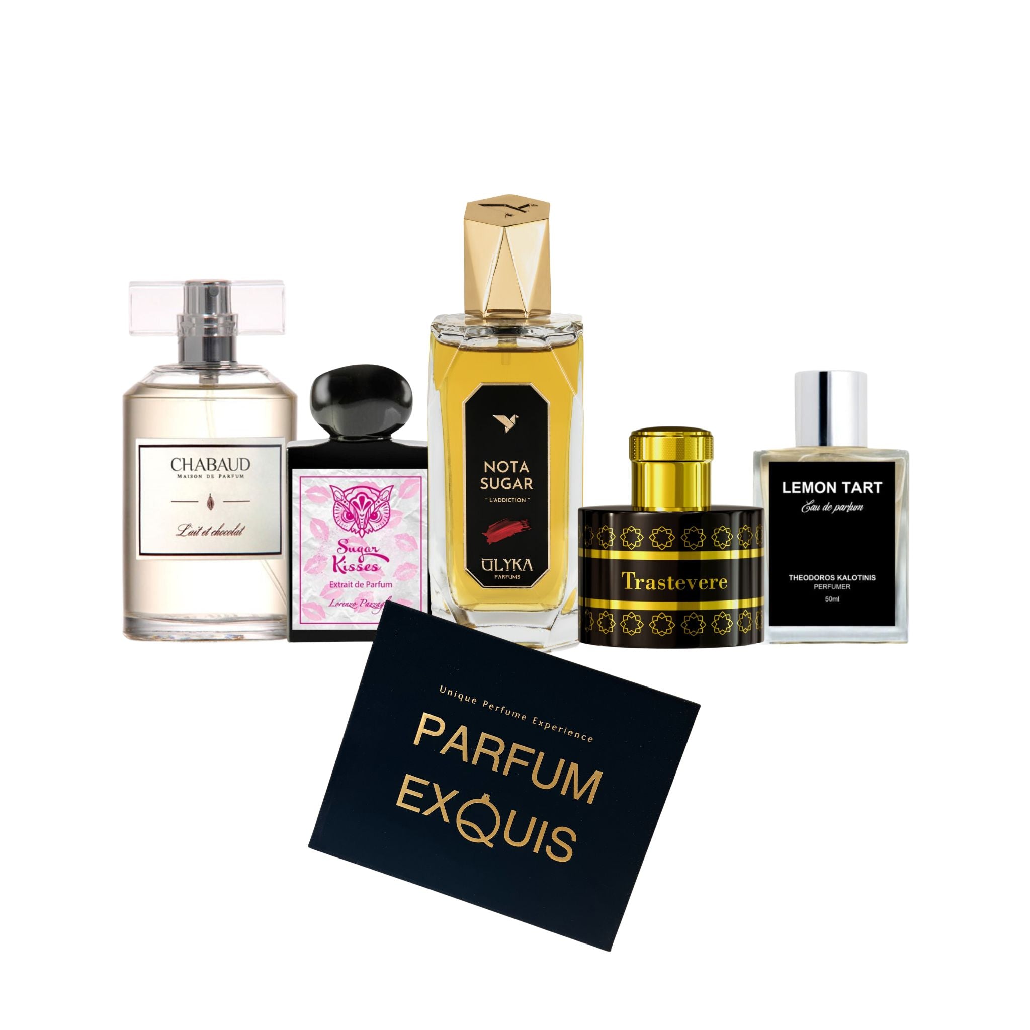 Coffret Découverte Gourmande – 5 Parfums Uniques | parfumexquis