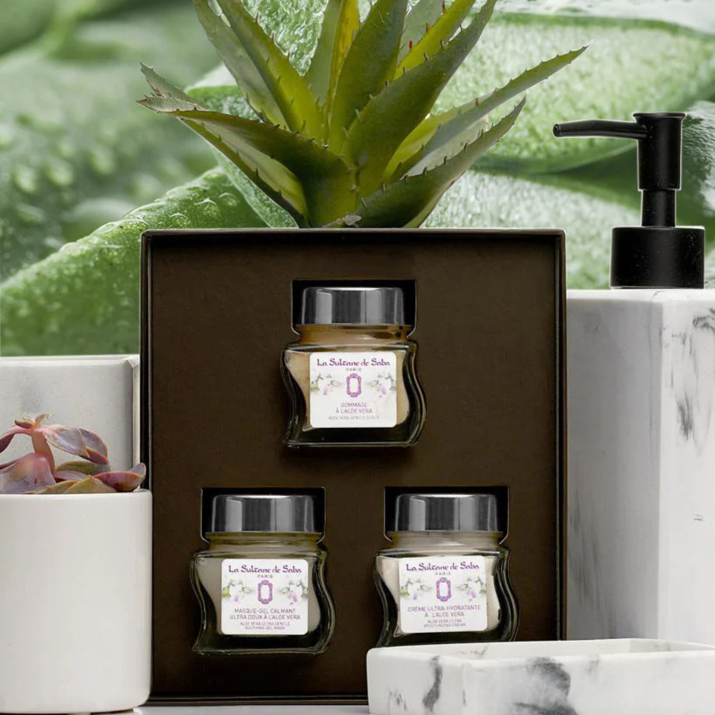 La Sultane de Saba Face Gift Set Aloe Vera Fig and Orchid