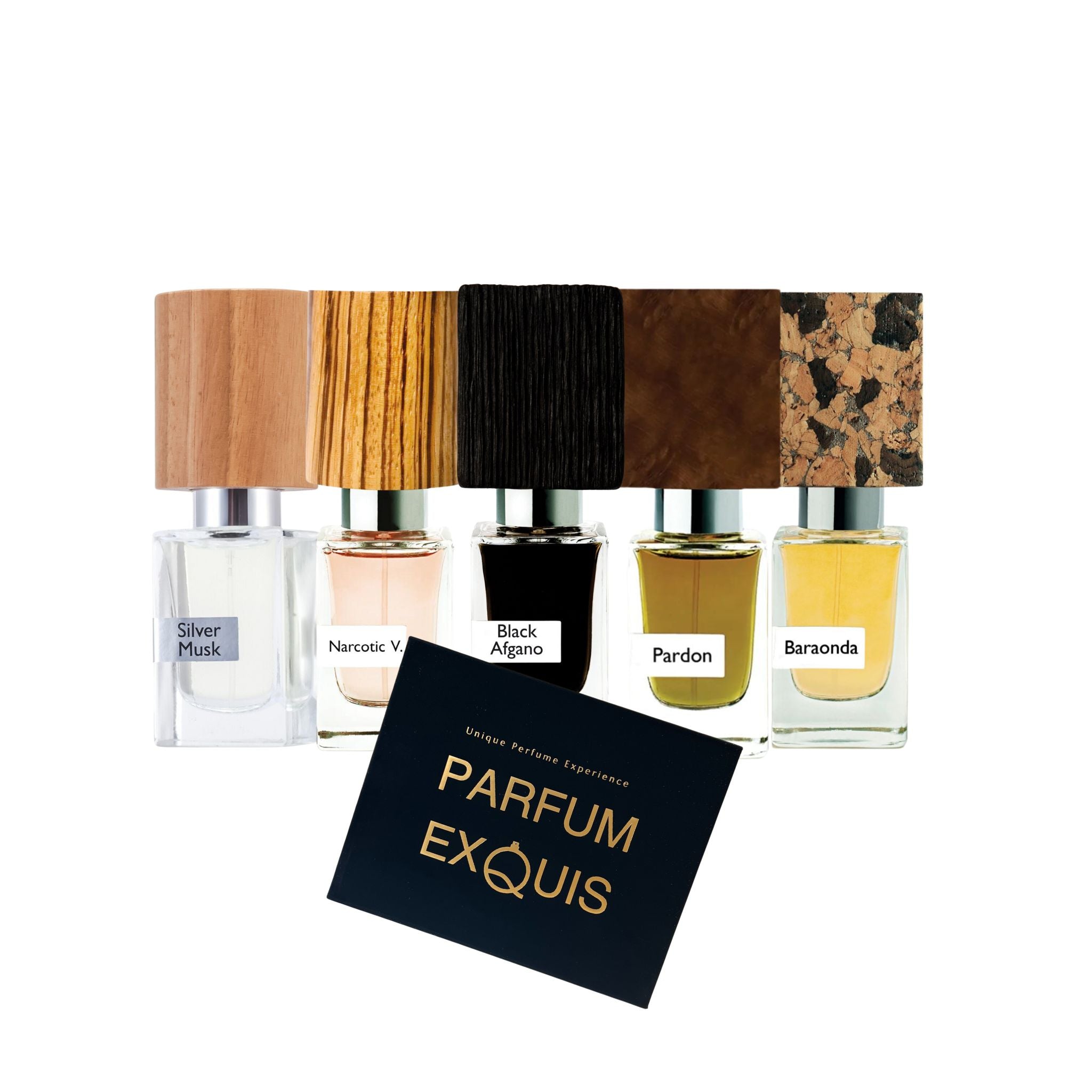 Nasomatto discovery set 5*1ml | Parfum Exquis | parfumexquis