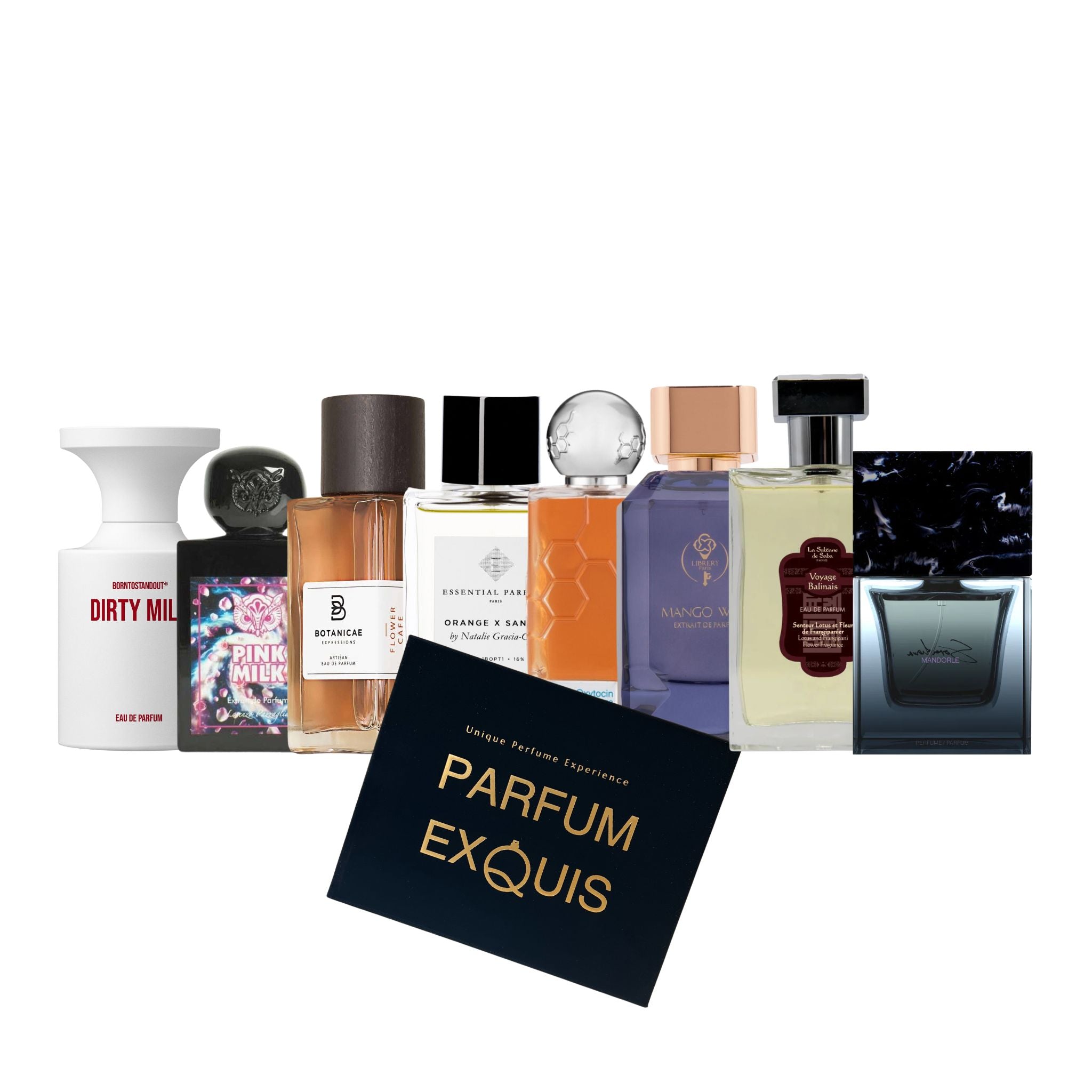 Set of Pins Perfume Collection - Embark on an Olfactory Journey