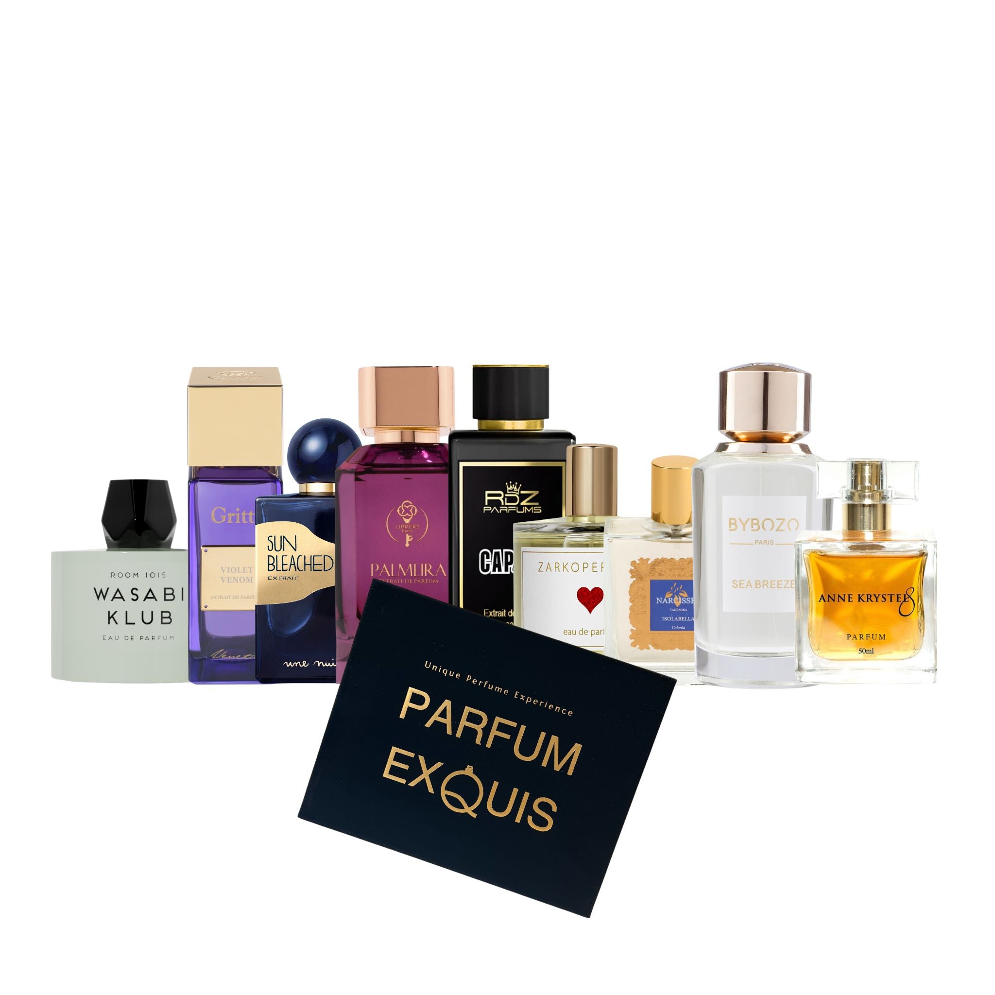 Set of Pins Perfume Collection - Embark on an Olfactory Journey
