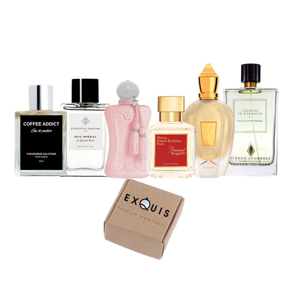 Top 6 best selling fragrances discovery sample set | Parfumexquis ...