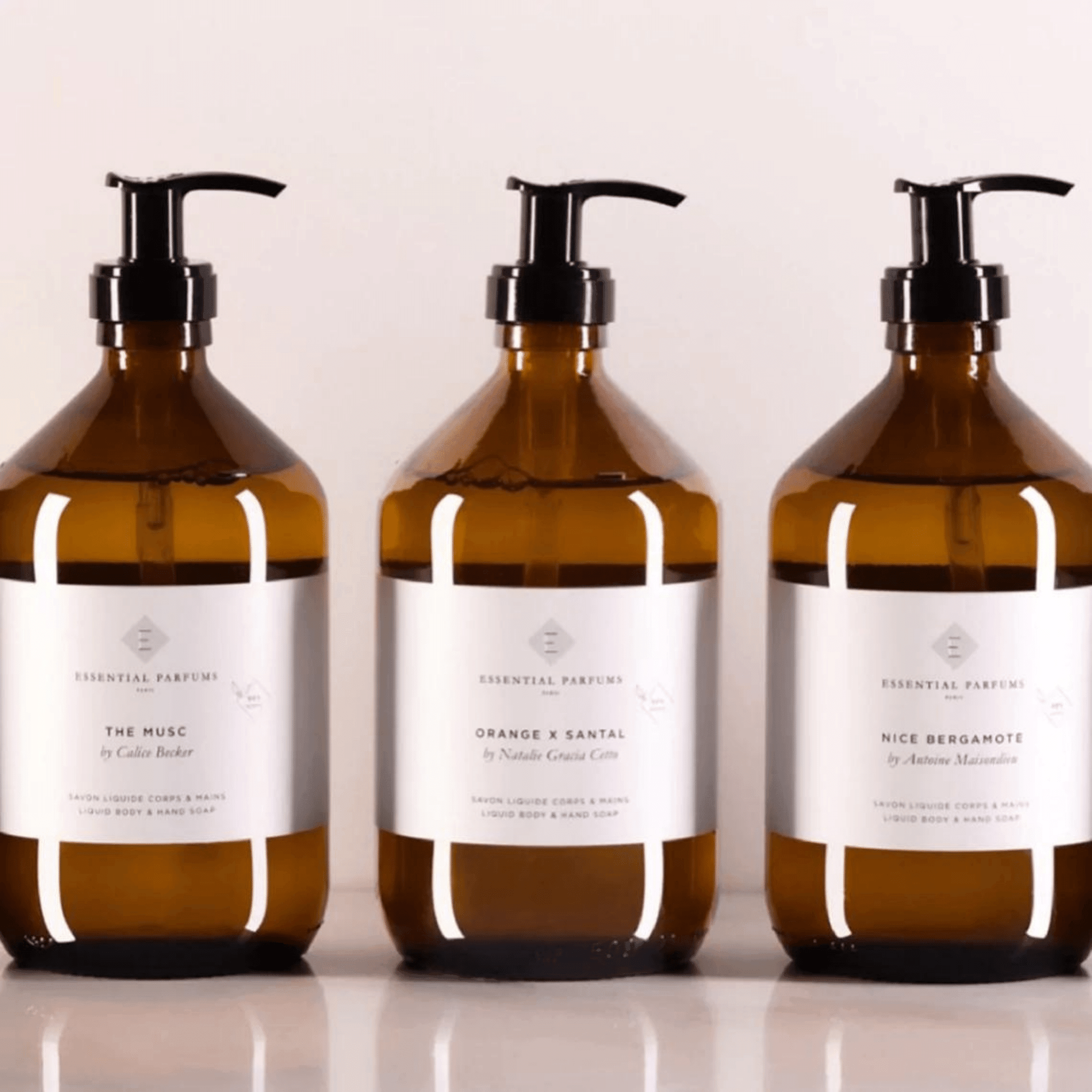 essential divine vanille liquid body soap 