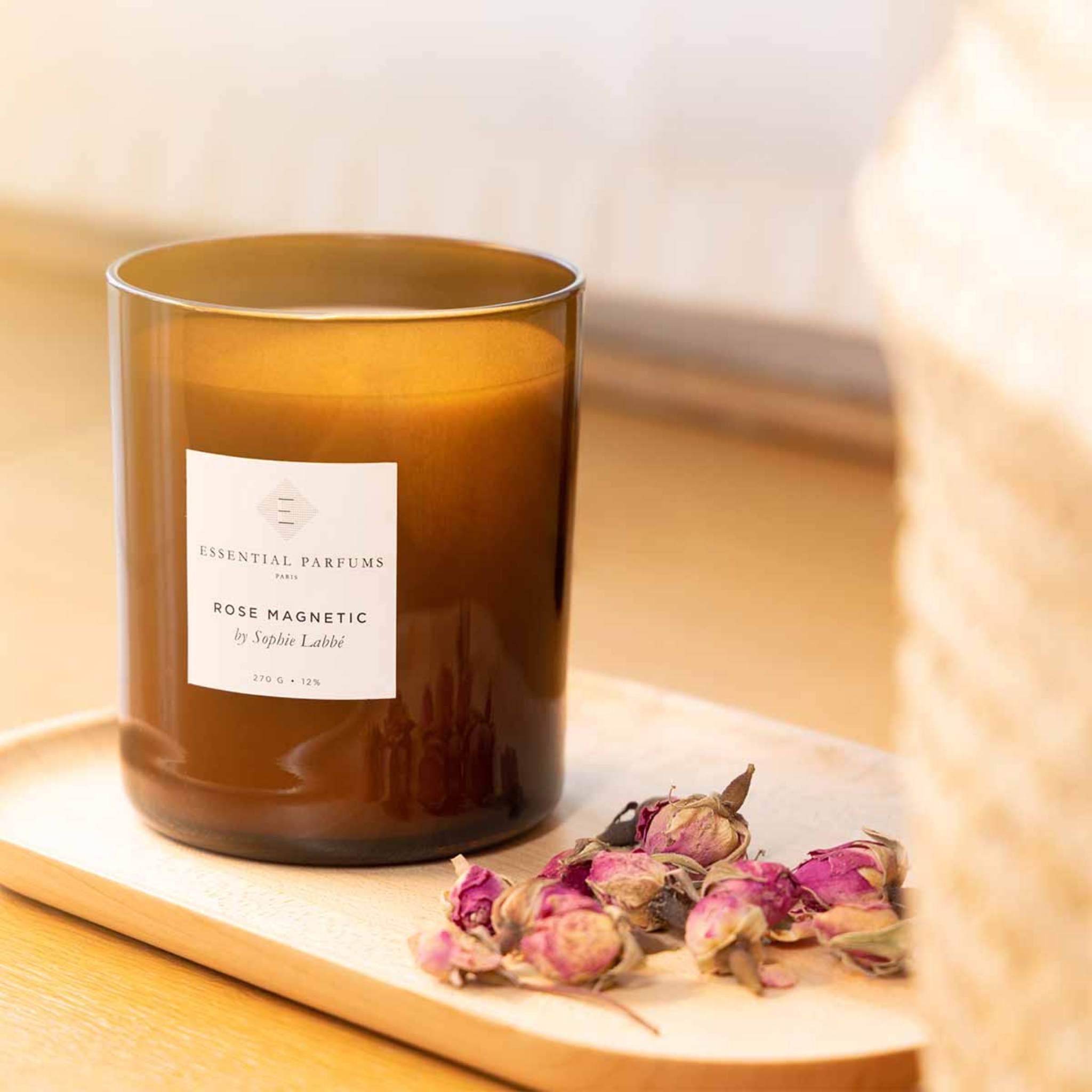 Rose Magnetic Scented Candle | Essential Parfums | parfumexquis