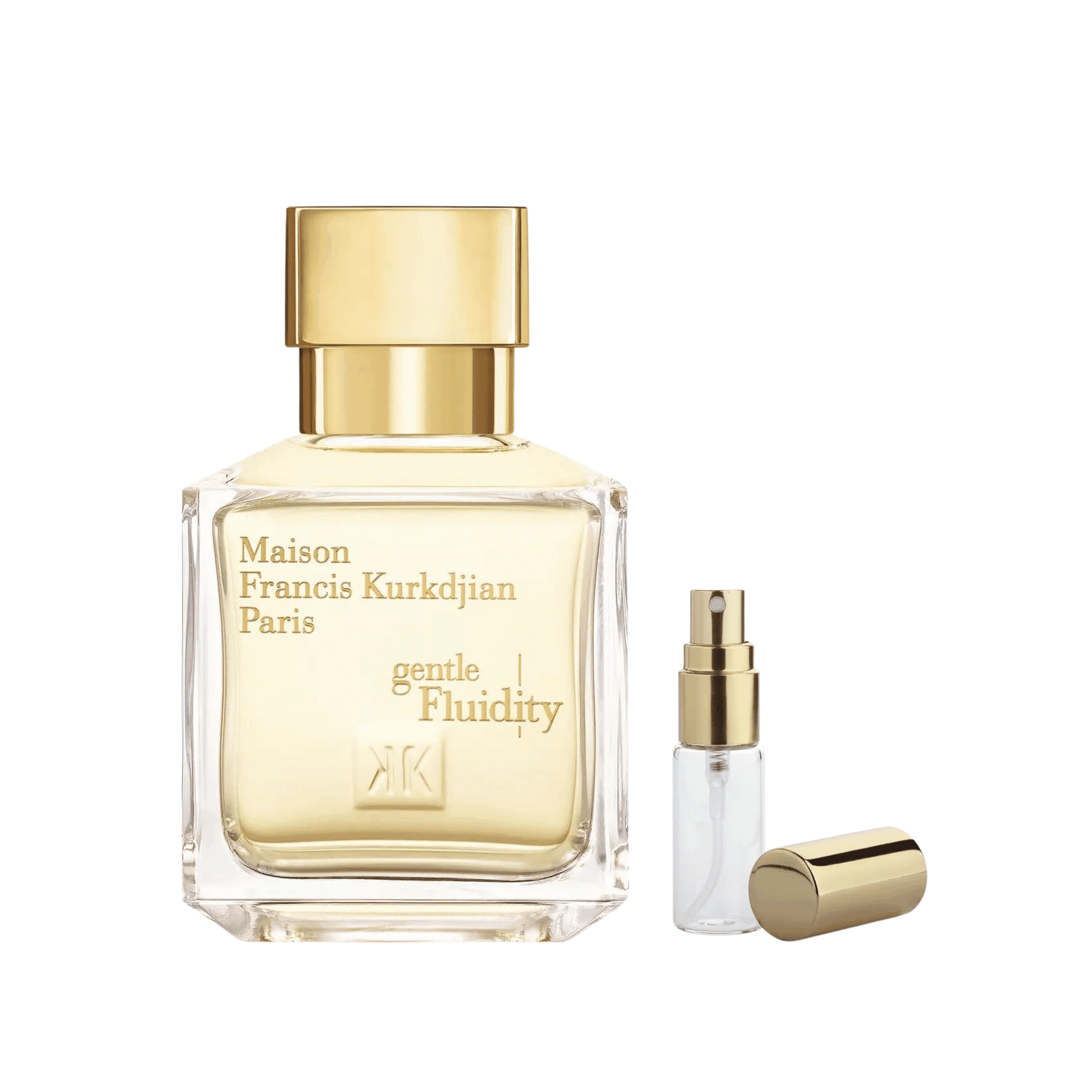 gentle fluidity gold sample size travel decant