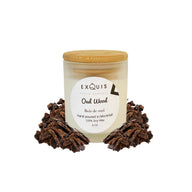 oud wood candle wooden wick