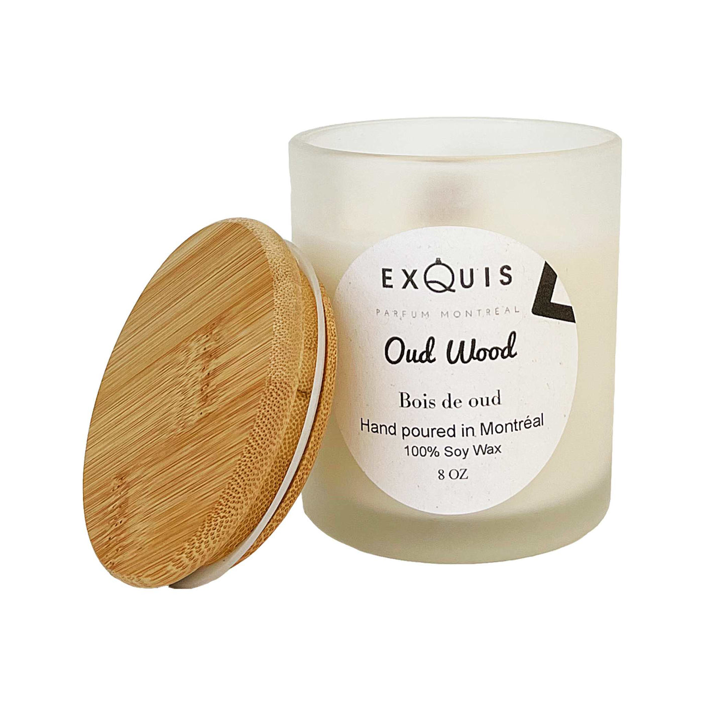 oud wood candle parfum exquis